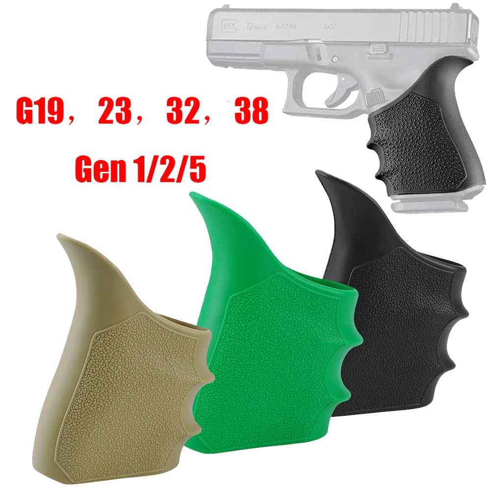 

MAGORUI For GLOCK 19, 23, 32, 38 (Gen 1-2-5) Rubber Grip Sleeve For 9MM, 357 SIG, 40 S&W, 45 GAP Hunting AccessoriesMag