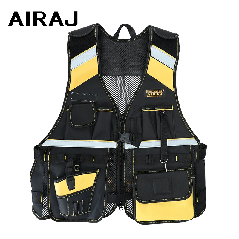 

AIRAJ Large Size Multifunctional Rolling Pull Rod Tool Bag, Sturdy and Durable, Push-Pull Type With Wheels, Portable Canvas Hand