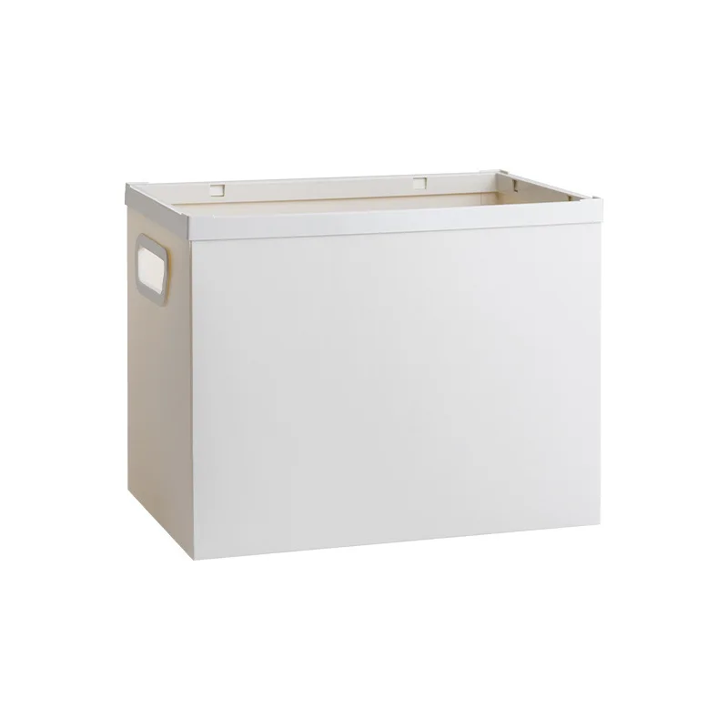 

Storage Box File Folder Organiser Box for Magazine Plastic Filing Storage Box with Handle File Folder Organiser Box for Magazine