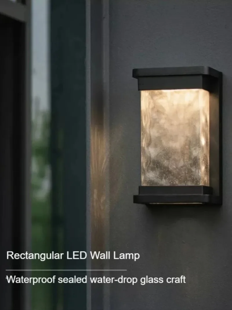 Waterproof Outdoor Wall Lamp Exterior Wall Light Durable Wall Sconce for Balcony Villa Fence Corridor Courtyard Stwy Lighting