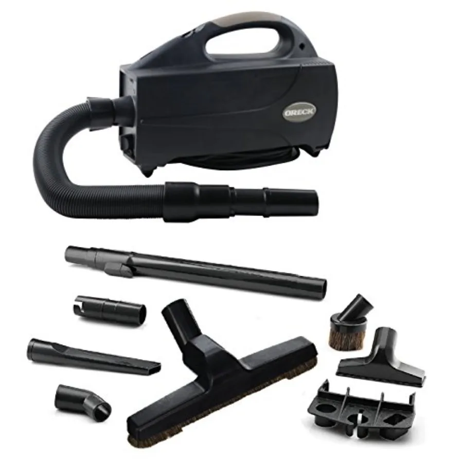 

Compact Canister Vacuum Cleaner Portable Handheld Vacuum for Carpet and Hard Floors Lightweight Powerful Suction with Versatile