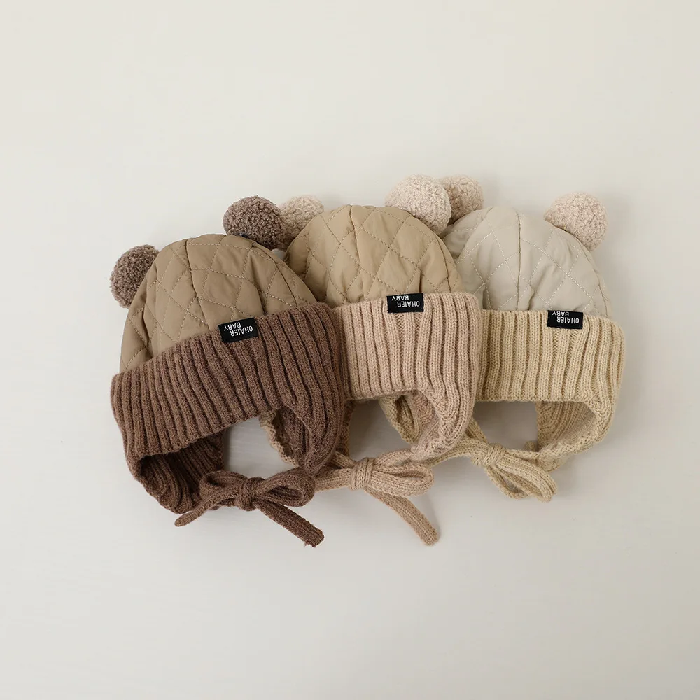 

Осень-зима 2025 г., защита ушей для детей, теплый утолщенный пуловер, шапка для младенцев и малышей, модная подарочная шапка в китайском стиле