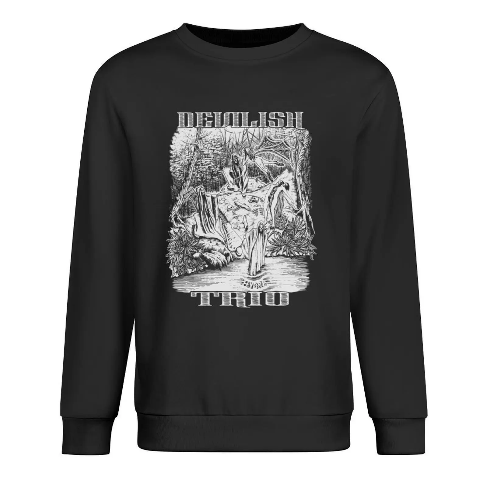 

Devilish Trio Past Junts Essential Pullover korean clothes aesthetic clothing men's clothing autumn winter man sweatshirt