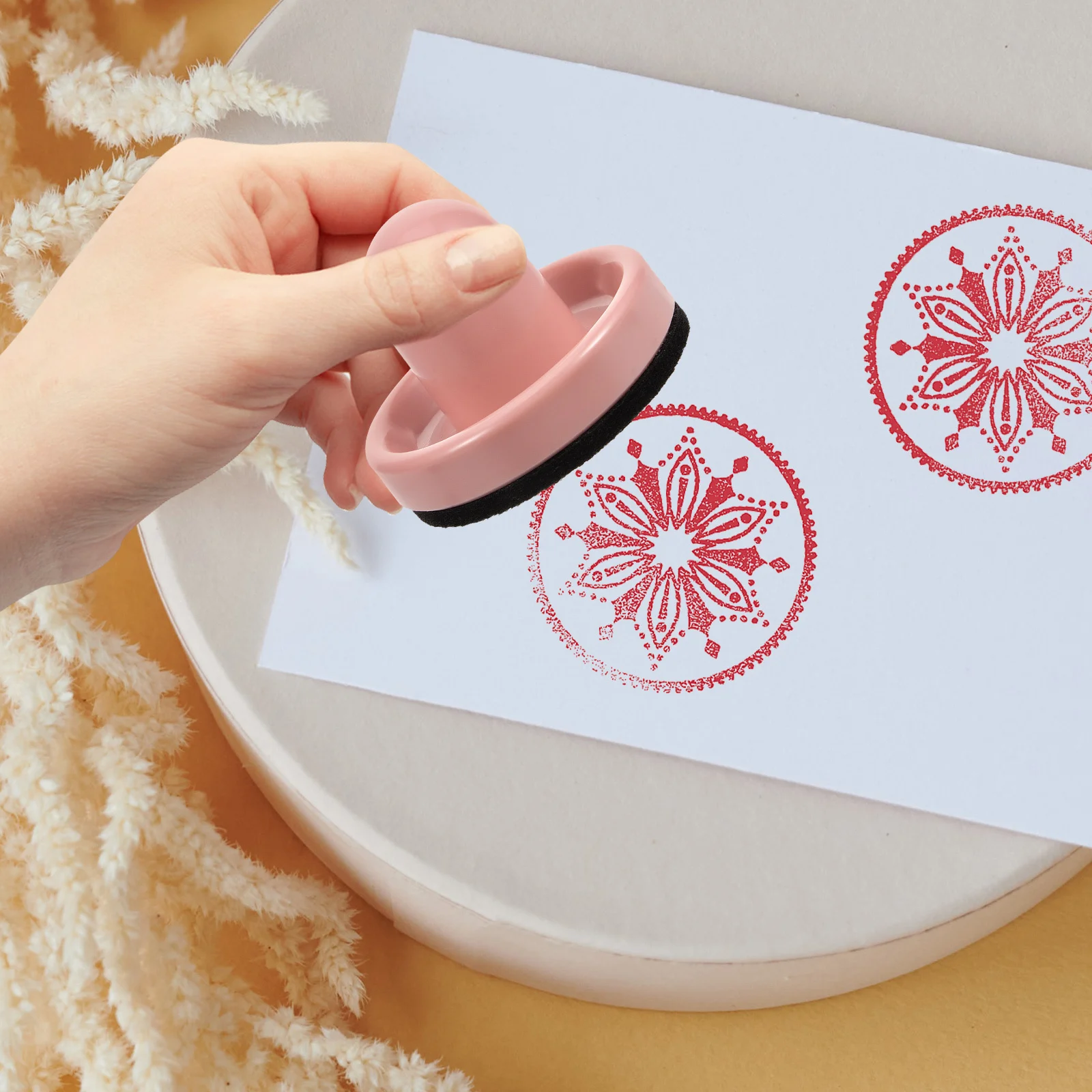 المهنية ختم كتلة الضغط أداة ABS المواد مقبض مريح لبطاقة سكرابوكينغ صنع ختم أداة متعددة