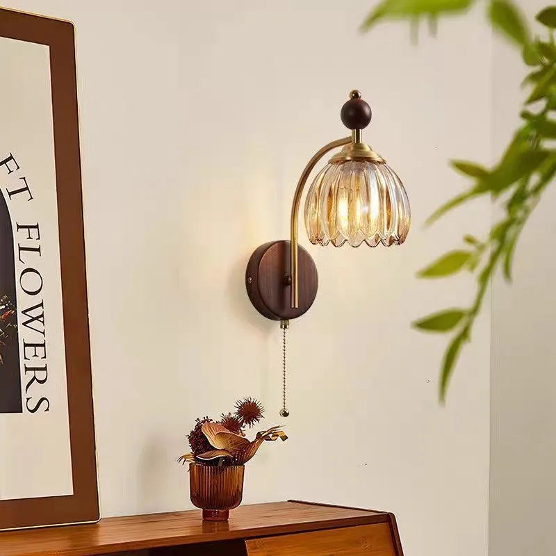 Aisle wall lamp, glass living room sofa background wall lamp, aisle corridor lamp