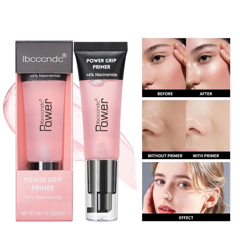 24ml Facial Base Primer Pores Invisible Oil Control Up Cream Powder Base Primer Make Face Foundation Cosmetic Grip women K7L3