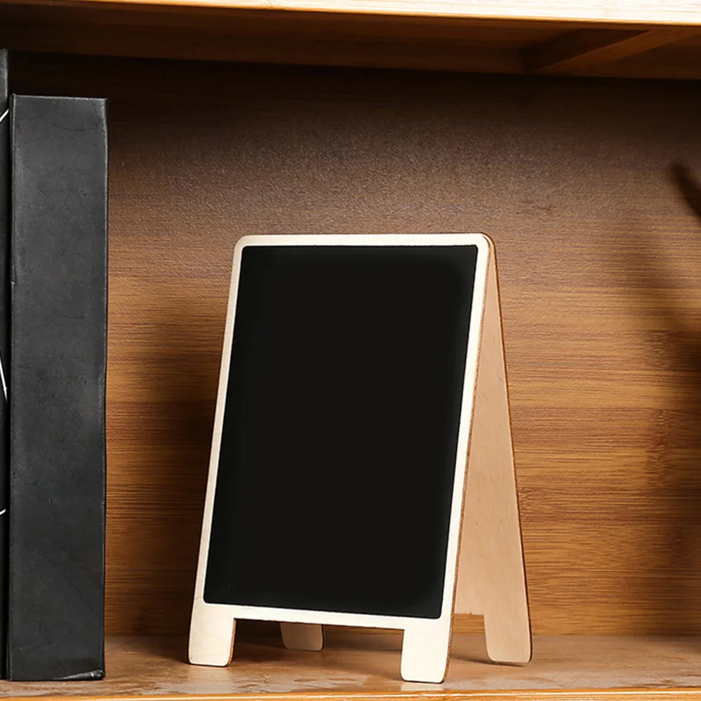 2 قطعة سبورة رسم خشبية صغيرة لوحة رسائل للمنزل والمكتب والمطبخ والمدرسة والفصول الدراسية #5