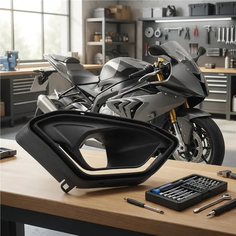 Motorcycle Headlight Cover ABS Plastic Head Light Shell Fit For BMW S1000RR S 1000 RR 2023-2025 Motor Accessories