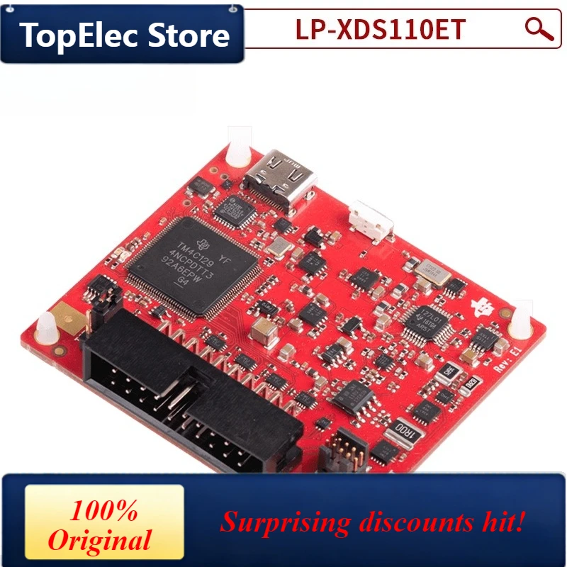 TopElec LP-XDS110ET XDS110 Programmer & Emulator LaunchPad Development Kit Debugger for MSP430 Chips USB 2.0 Plug