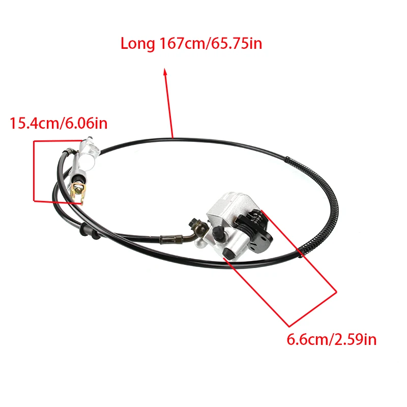 110cc Karting Brake Pump Kit - Perfect Fit for Golf Carts, Scooters & ATV Four-Wheel Motorcycles