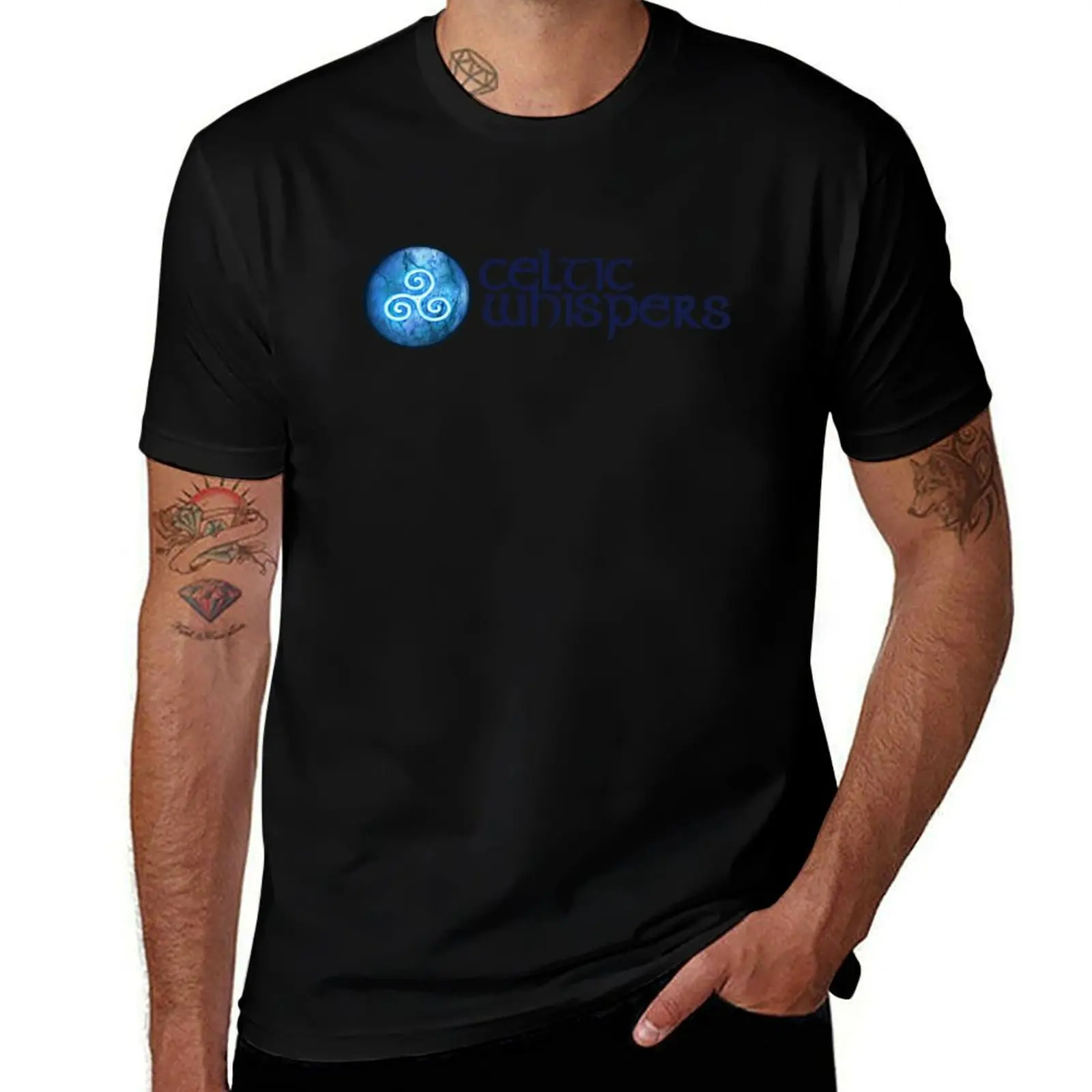 

Celtic Whispers Triskele tshirt Logo T-Shirt Christmas Casual Tee Shirt