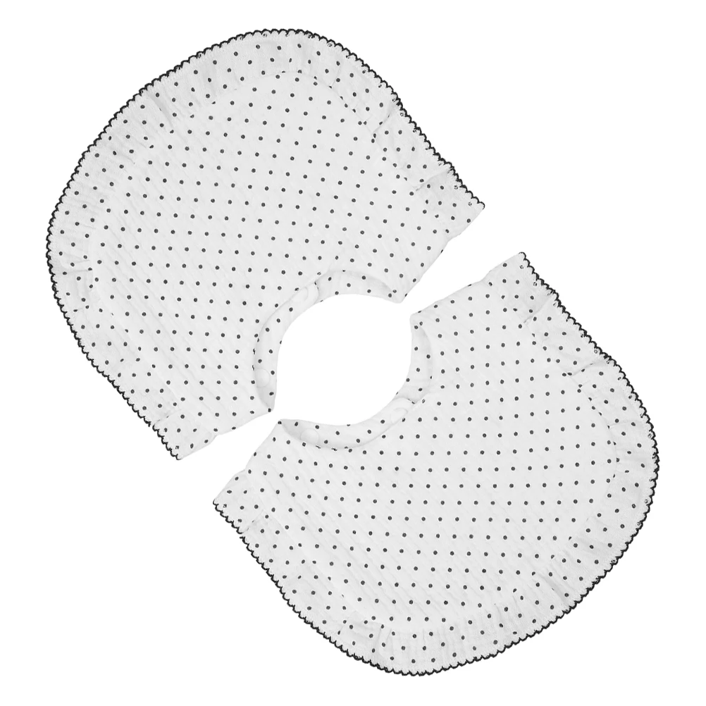 

2 шт. детские нагрудники U-образные хлопковые мягкие регулируемые слюнявчики для новорожденных, защита кормления для младенцев и малышей