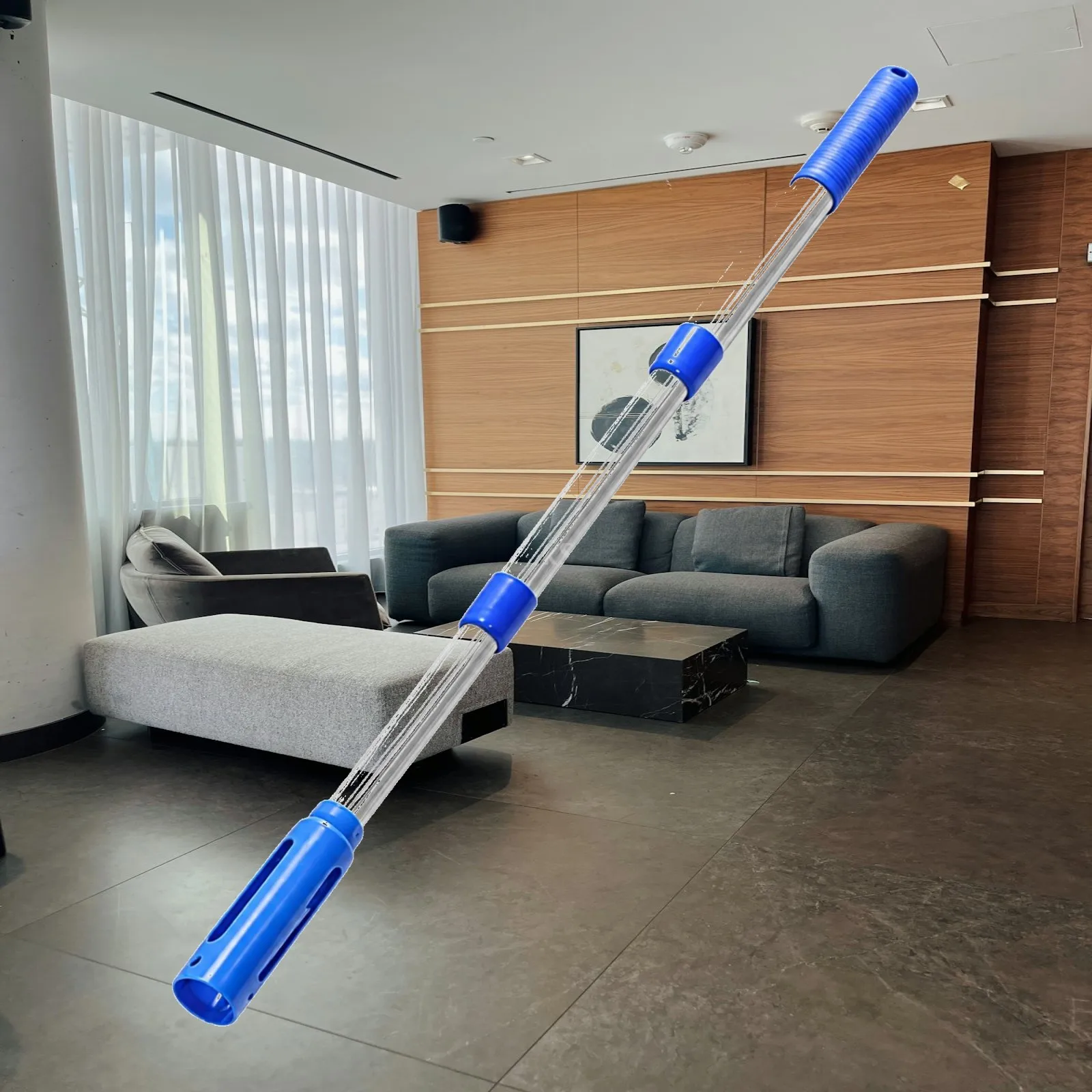 Aluminum Telescoping Pool Pole Collapsible 3-Section Pool Cleaning Pole Extendable for Leaf Skimming