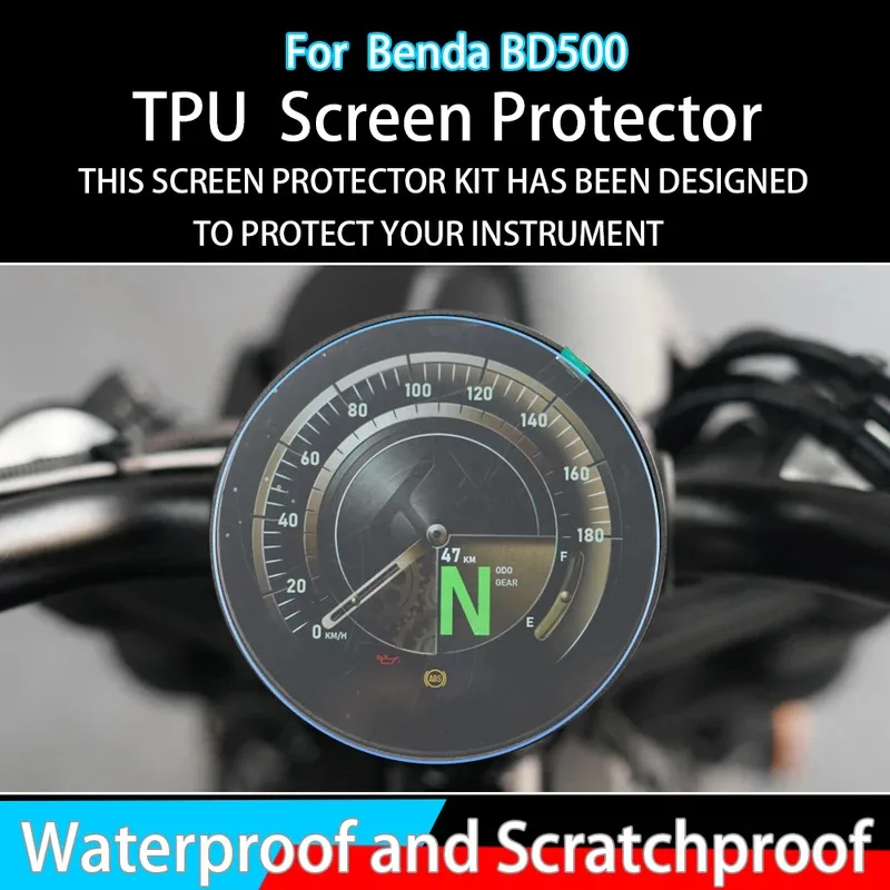 

For Benda BD500 BD 500 2024 Motorcycle Scratch Cluster Screen Dashboard Protection Instrument Film Accessories