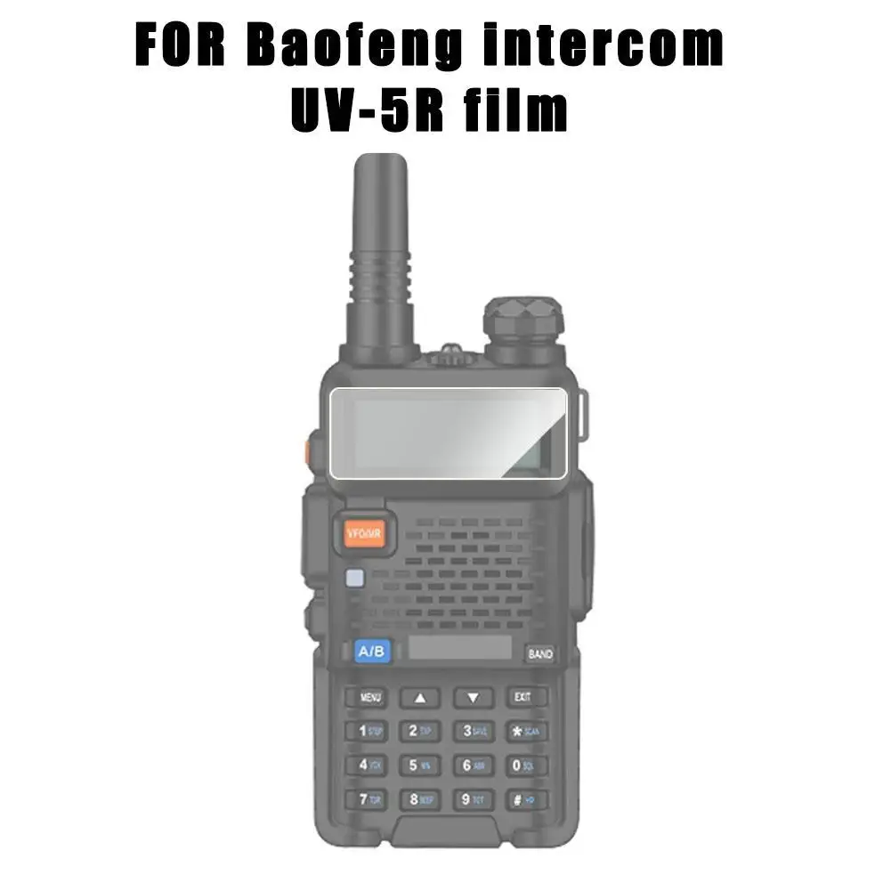 1 шт. для Baofeng внутренней связи UV-5R Высокое разрешение пленки пленка против царапин/Взрывозащищенная пленка/противотуманная пленка