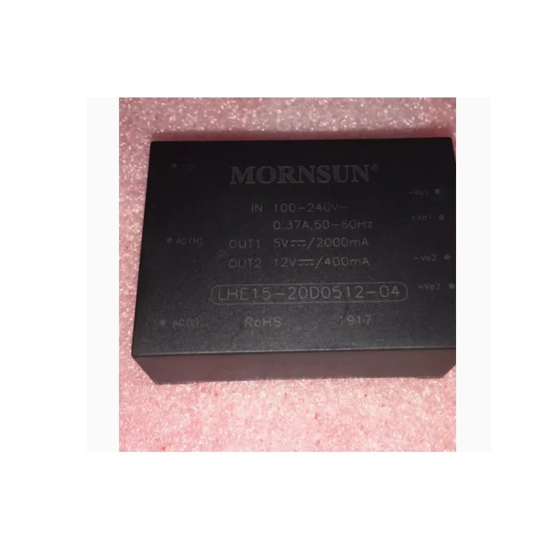 LHE15-20D0512-04 AC-DC power module 85-264V to+5V2A+12V400mA