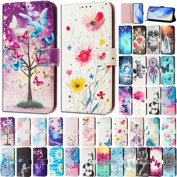 Pouzdro na telefon pro Samsung Galaxy A11 A21 A21S A31 A41 A71 5G Slot pro kartu Peněženka Flipové pouzdro Ochranný kryt Barevný malířský kryt Fundas 8 nejlepší prodej kryt na samsung galaxy a4 - №6