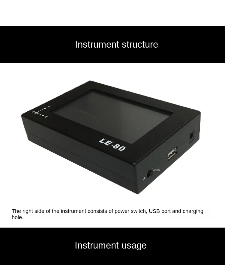 Elevator vibration and braking acceleration and deceleration test instrument elevator AB evaluation instrument