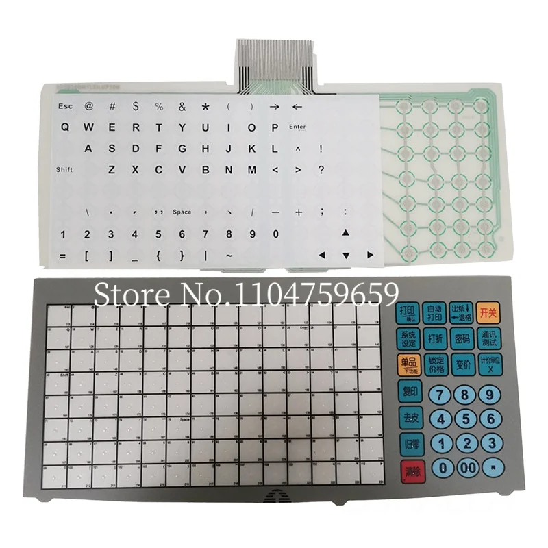 Brand New LS2 Keyboard Internal Circuitry and Film in Chinese Language for Aclas LS2 LS3 LS4 Scale Parts Keyboard