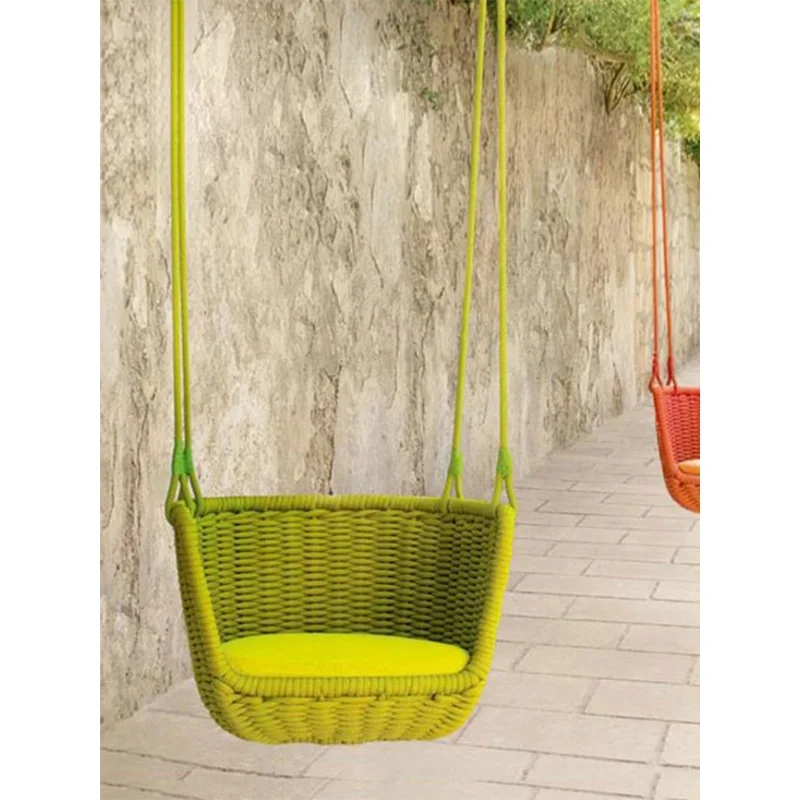 

Уличная качающаяся веревка, подвесная корзина, индивидуальная цветная пеньковая веревка, креативный уличный балкон B & B, садовый планер для двора