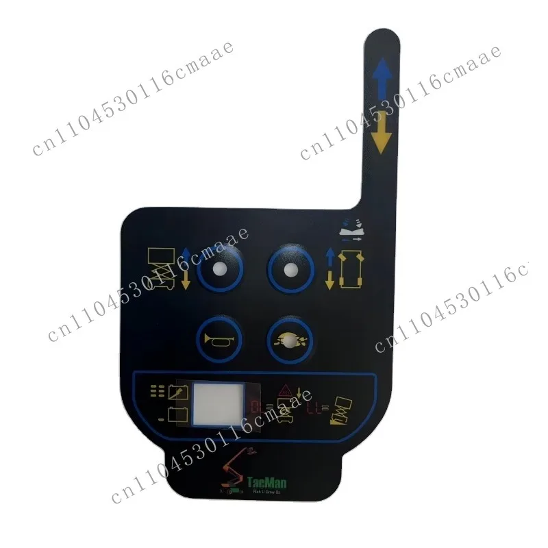 Control Box Decal for Scissor Lift Control Box