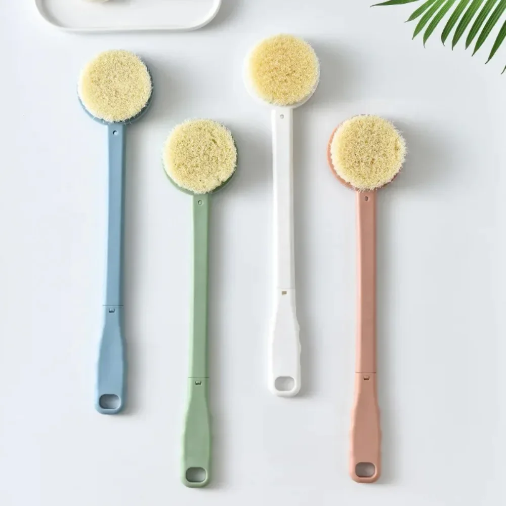 

Double-sided Bath Brush Long Handle Shower Brush Body Exfoliating Massage Brush Back Scrubber Bathing Tools Bathroom Supplies