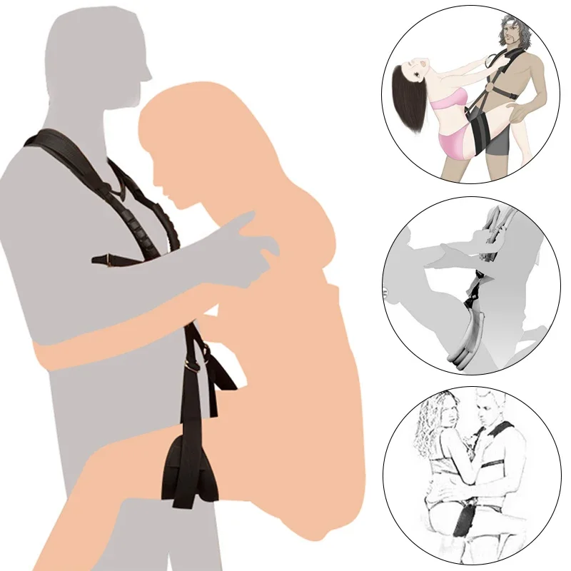 Sex Toys for Couples Self Band`age Belt BDSM Sets Shoulder Sex Swing Leg Spreader Rope SM Harness Adult Sex Swings Furniture