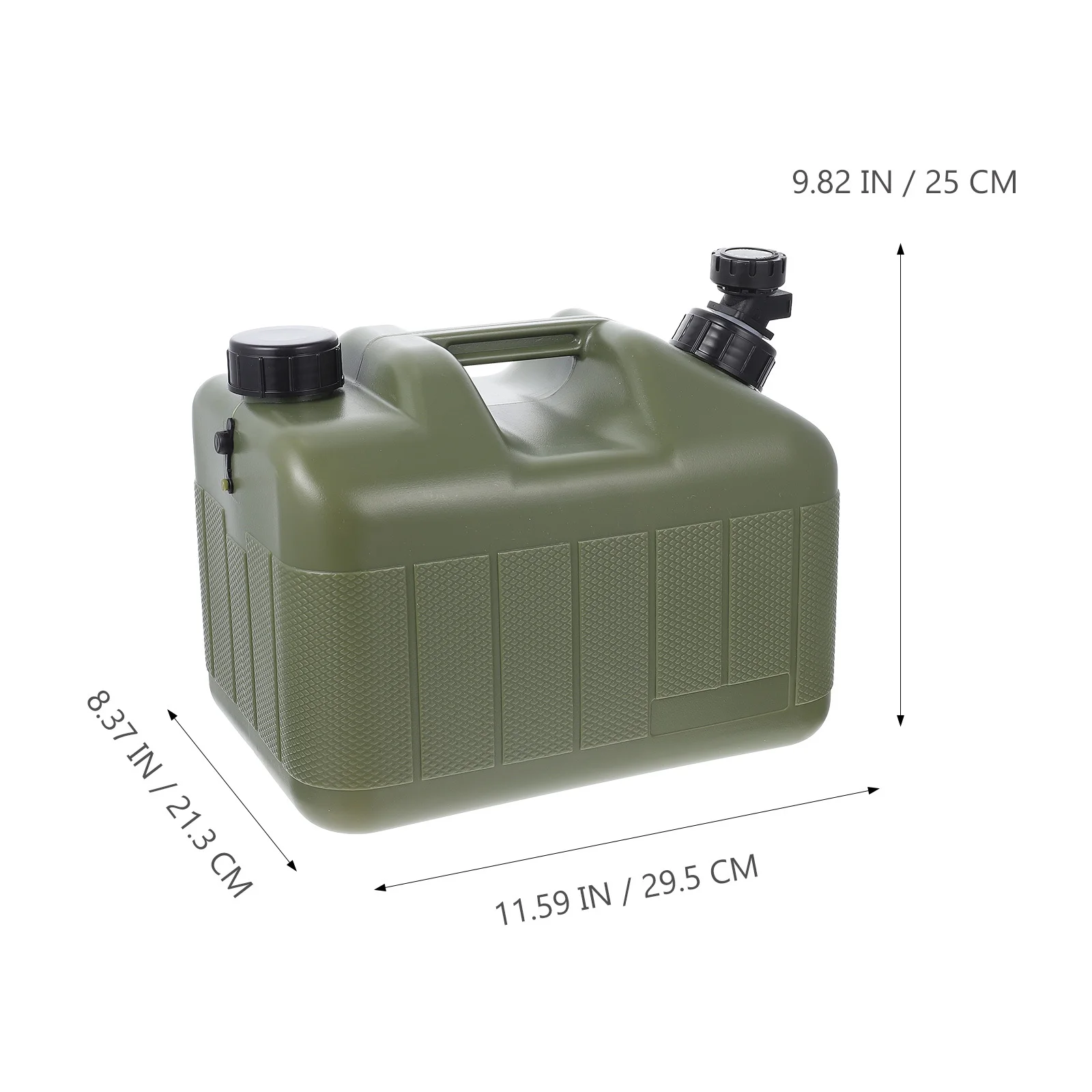 

1Set Camping Water Bucket Portable Food Grade Outdoor Water Carrier Handle Wide Opening Sealing Self-Driving Trip Supplies