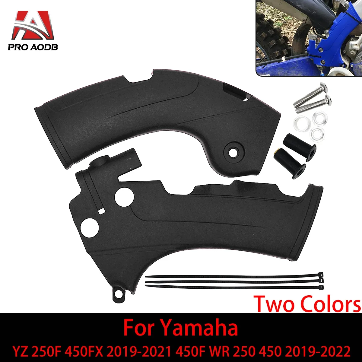 

Motocross Accessories Frame Guards Covers Plastic Frame Protection For Yamaha YZ 250F 450FX 2019-2021 450F WR 250 450 2019-2022