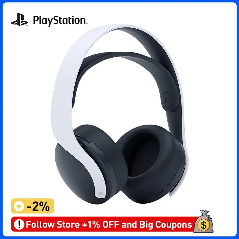 New Original PlayStation PS5 PlayStation 5 PULSE 3D Headphone Set PS5 Headphone Noise Cancelling Headphone