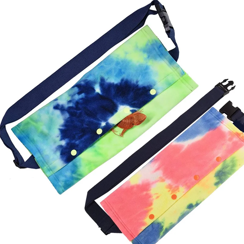 Torba transportowa dla jaszczurek i innych gadów, z linką do przewlekania, idealna na podróże, spacery i odpoczynki na zewnątrz, różowa.