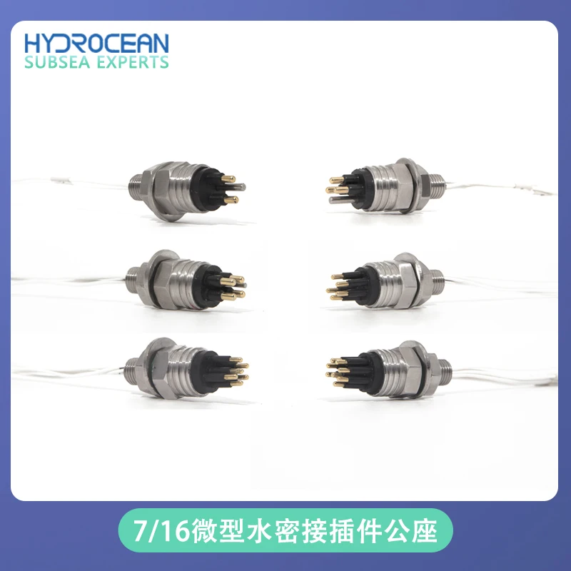 Micro watertight connector socket ROV waterproof connector pressure socket underwater connector deepwater connector