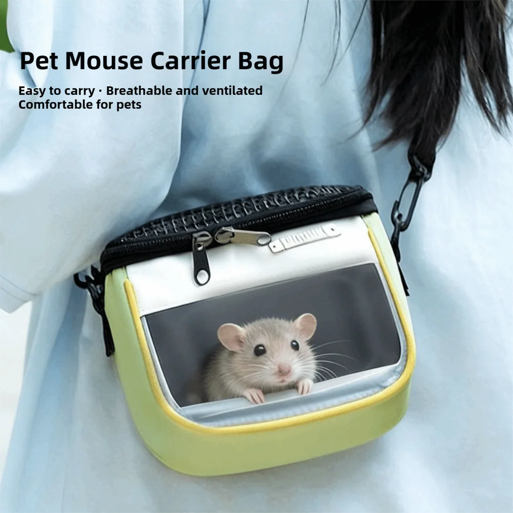 Breathable Small Pet Carrier Bag Ventilated Travel Use Hedgehog Gecko Carry Pouch Lightweight Portable Squirrel Carrier Bag view 3