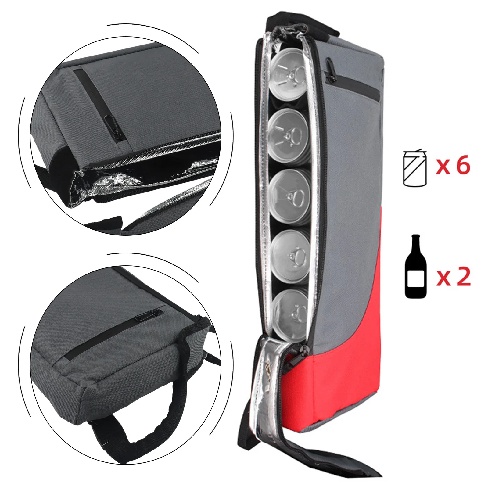 

Travel Etc. For Golf Outdoor Play Oxford Cloth aluminum Foil Golf Bag Cooler Sleeve Large Capacity Tear-resistant