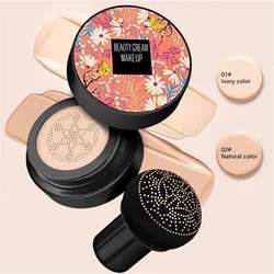 Mushroom Head Air Cushion CC Cream Foundation Concealer Oil-control Long Lasting BB Cream Comestic Moisturizing Face Base Makeup