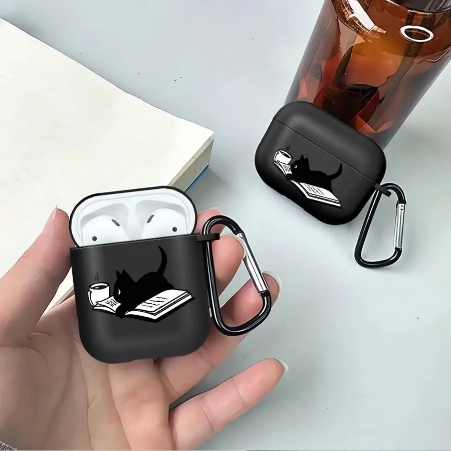 

Cute Cartoon Cat Book Earphone Cases Cover Case For Airpods Pro 2 1 3 Pro2 4 Pro3