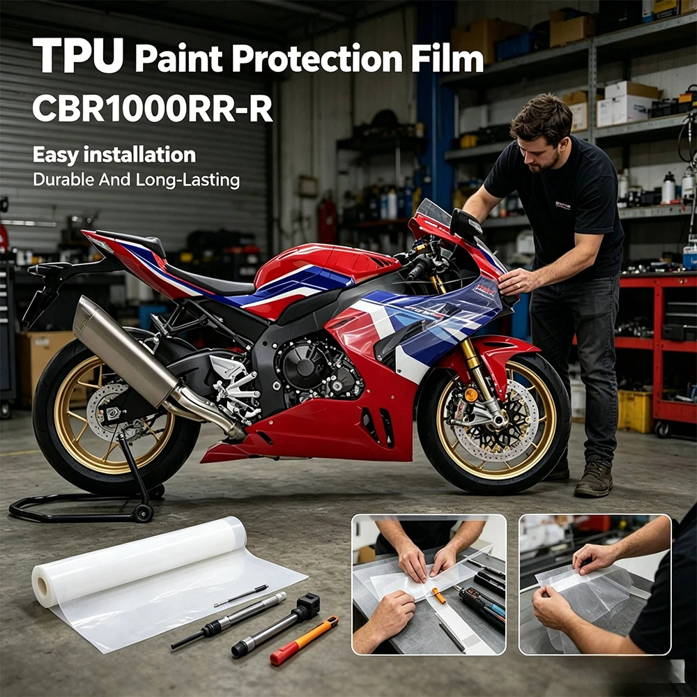 PPF 1000RR R Motorcycle Protective Film Invisible Car Cover For HONDA CBR 1000RR-R 2020-2023 Fairing Set Body Protection Film