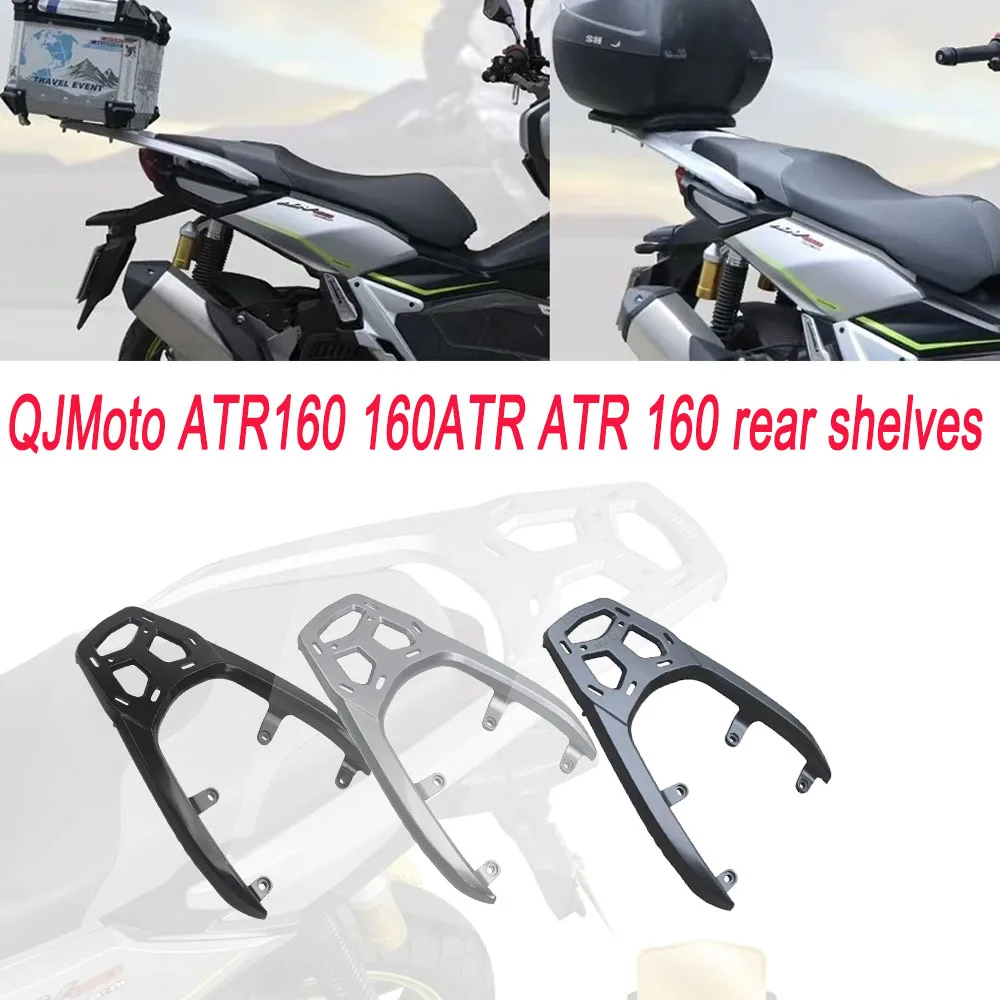 

QJ Motorcycle Rear Rack Rear Armrest Tail Box Rack Backrest Seat Backrest Suitable for QJMoto ATR160 160ATR ATR 160