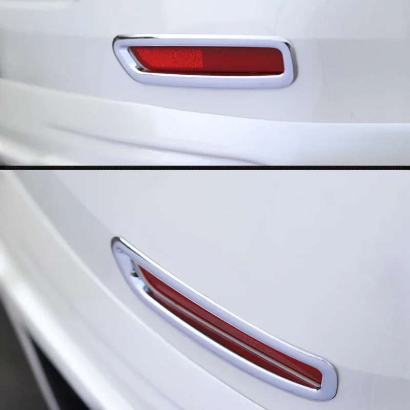 Car Styling Chrome ABS Plastic Front Rear Fog light Lamp Cover Trims Decoration For Nissan 14th 2020 2021 2022 23 Sentra Sylphy