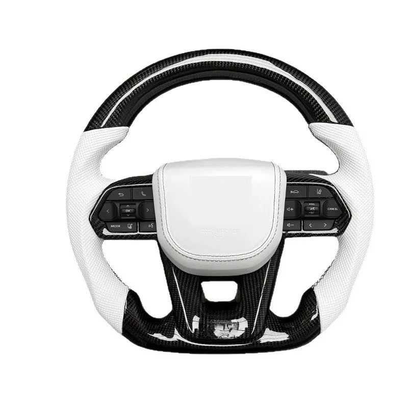 

Modification Carbon Fiber Leather Car Steering Wheel for Hilux Fortuner All Series Modification