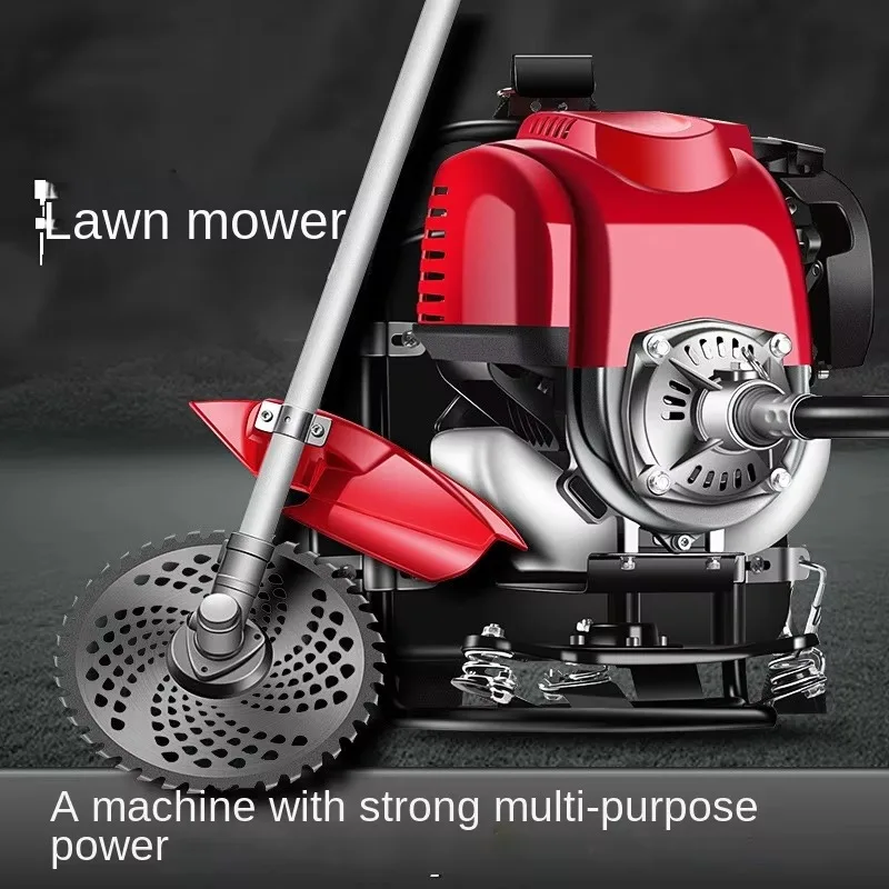 High-Power Lawn Mower Backpack Four-Stroke Brush Cutter Lawnmower