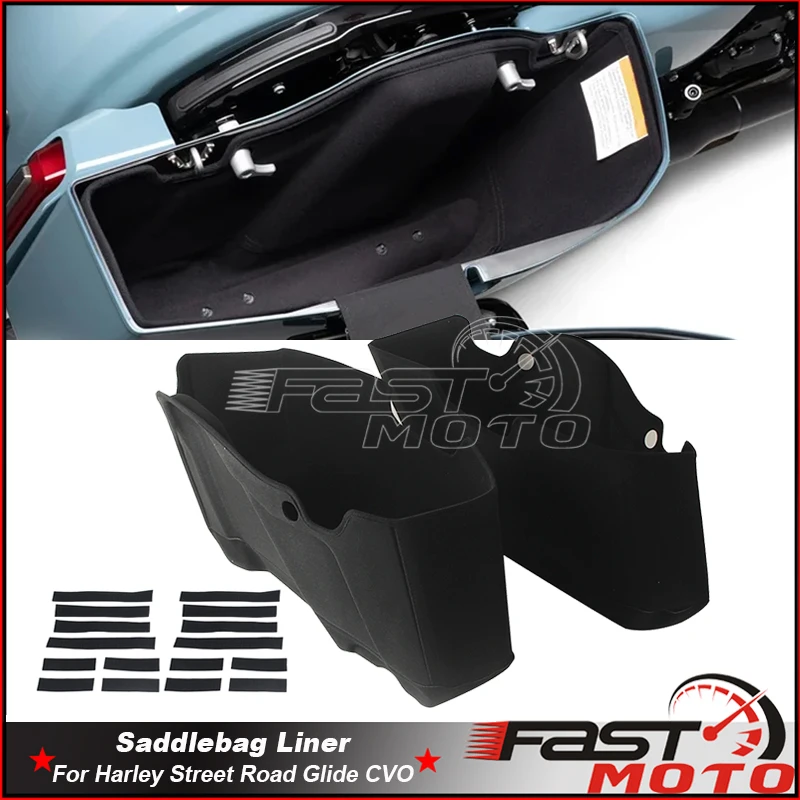 For Harley Touring FLTRX Road Glide 2024 CVO/SE Street Glide FLHX I FLHXSE Motorcycle Saddlebag Lining Saddle Bag Inner Liner