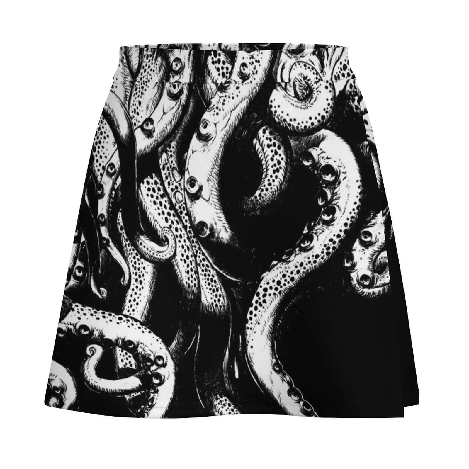 Octopus Ghost Mini Skirt Short women′s skirts Women's summer skirts