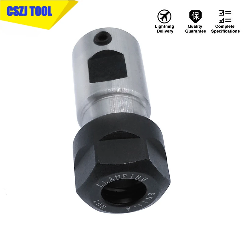 CSZJ ER11 Chuck spindle motor shaft extension rod spindle collet lathe tools spindle cutter rod 5mm 6mm 8mm holder inner