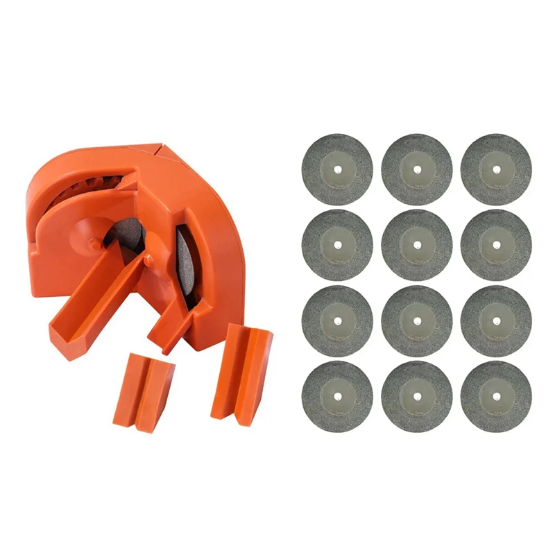 

AB15-Multi-Functional Drill Bit Sharpener Tool With 12 Pcs Grinding Wheels