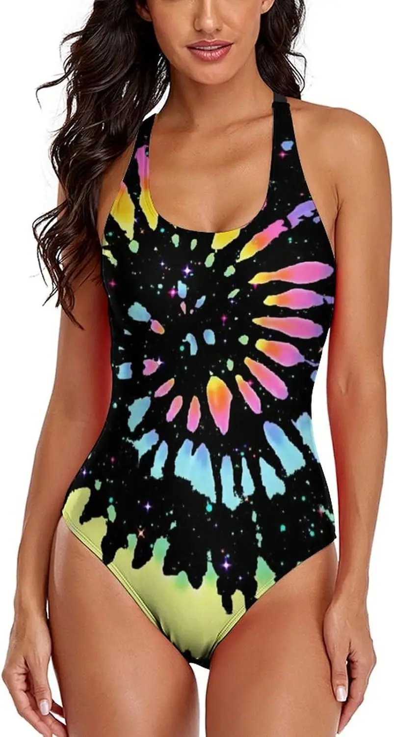 

Luxy Trio Women's One Piece Swimsuit Tummy Control Bathing Suit Scoop Neck Slimming Swimwear