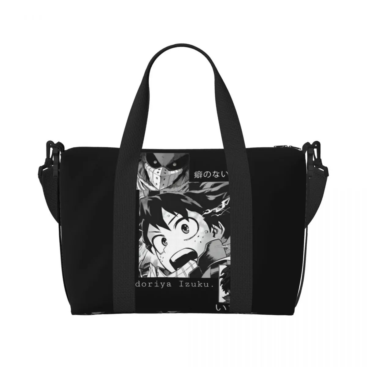 

Custom My H-Heros Academias Groceries Shopping Tote Bag Women Big Capacity Dekus Anime Graphic Japanese Style Beach Gym Bags