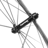 SUPERTEAM Roues en carbone pour vélo de route 3K Matte Cycling Wheelset 700C 60mm 88mm 4