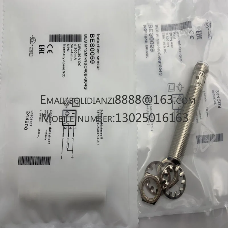 مستشعر أصلي جديد BES M12MF1-PSC30A-S04G-W متوفر في المخزون