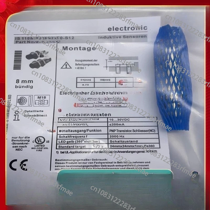 

Proximity switch IS 112MM/4NC-4E0-M12 inductive sensor Exquisite and delicate